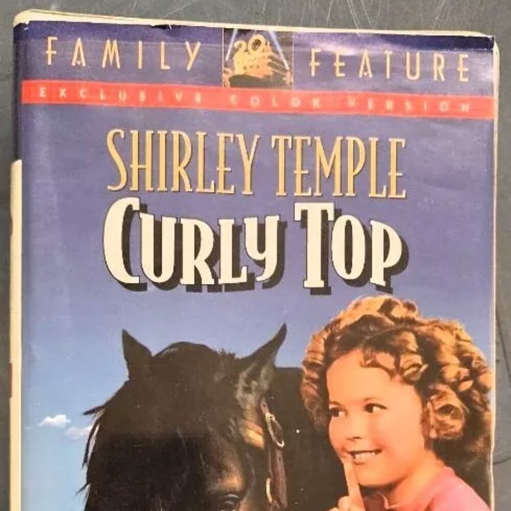 Curly Top: Colorized [VHS]